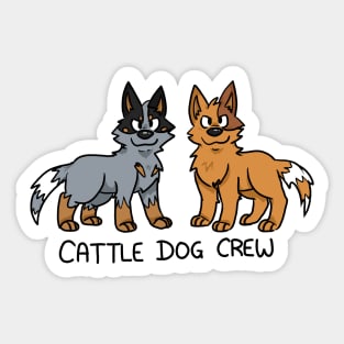 Cattle Dog Crew Sticker